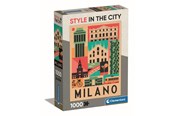 Puslespill - Clementoni Puzzle HQC Style in the City - Milan 1000 pieces 2D Puslespill - 39842
