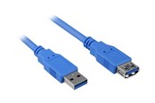 USB - Sharkoon - USB extension cable - USB Type A to USB Type A - 3 m - 4044951015696