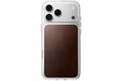 Mobil - Deksel og etui - Nomad Clear Leather Case - rustic brown (Horween) - iPhone 18 Pro Max/17 Pro Max - 114754118E8E
