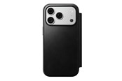 Mobil - Deksel og etui - Nomad Modern Leather Folio - black (Horween) - iPhone 18 Pro/17 Pro - NM009100858