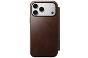 Mobil - Deksel og etui - Nomad Modern Leather Folio - rustic brown (Horween) - iPhone 18 Pro Max/17 Pro Max - 114761118E8E