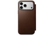 Mobil - Deksel og etui - Nomad Modern Leather Folio - brown - iPhone 18 Pro Max/17 Pro Max - NM009025858