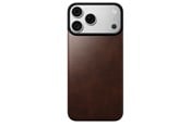 Mobil - Deksel og etui - Nomad Magnetic Leather Back - rustic brown (Horween) - Magsafe - iPhone 18 Pro Max/17 Pro Max - 114774118E8E
