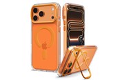 Mobil - Deksel og etui - Spigen Ultra Hybrid Optik S MagSafe - clear orange - iPhone 18 Pro/17 Pro - ACS11923