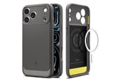 Mobil - Deksel og etui - Spigen Rugged Armor MagSafe - gray - iPhone 18 Pro/17 Pro - ACS12148