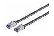Nettverkskabel - Lanview patch cable - 20 m - black - Svart - 20m - LVN-CAT6A-FLEX-20M