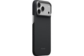 Mobil - Deksel og etui - PITAKA Edge Case - Black/Grey Twill - iPhone 18 Pro Max/17 Pro Max - KI1801PM