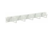 Rackskap - Lanview by Logon - rack cable organiser (horizontal / vertical) - 5 hooks - 1U - RAO100WH