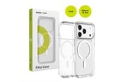 Mobil - Deksel og etui - Mobile Origin Easy Case Compatible with MagSafe Clear iPhone 18 Pro - MO-HYCL-IP18P