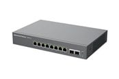 Switch/splitter - Grandstream GWN7721P Layer 2 Lite Managed 8-Port 2.5 Gigabit / 2x 10 Gigabit SFP+ / PoE+ 30W Per Port Total Max 130W - GWN7721P