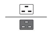 Strømkabel (intern) - MicroConnect - power cable - IEC 60320 C20 to IEC 60320 C19 - 3 m - PE2019B3