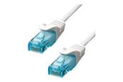 Nettverkskabel - ProXtend patch cable - 7 m - white - Hvit - 7m - 6AUTP-07W