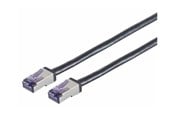 Nettverkskabel - Lanview patch cable - 30 m - black - Svart - LVN-CAT6A-FLEX-30M