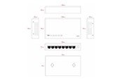 Switch/splitter - Lanview - switch - 8 ports - smart - LVN-DESK-8PORT-1G