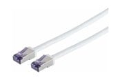 Nettverkskabel - Lanview patch cable - 5 m - white - Hvit - 5m - LVN-CAT6A-FLEX-5MWH