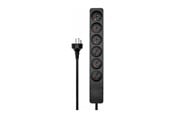 Strømkabel (ekstern) - MicroConnect - power strip - 6-way - MC-GRU0610DKB