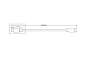 USB - MicroConnect - USB-C cable - USB-C to USB-C - 1 m - DOCKUSB3.2CC1