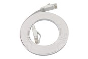 Nettverkskabel - MicroConnect network cable - 5 m - white - Hvit - 5m - V-UTP6A05W-FLAT-LSZH