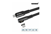 USB - MicroConnect Premium - USB-C cable - USB-C to USB-C - 15 cm - MC-LS-USB4CC0.15-A
