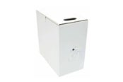 Nettverkskabel - MicroConnect bulk cable - 305 m - white - Hvit - 305m - KAB040-305