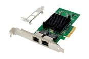 Nettverksadapter - MicroConnect - network adapter - PCIe 2.0 x4 - Gigabit Ethernet x 2 - MC-PCIEX4-82576-D
