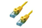 Nettverkskabel - ProXtend patch cable - 10 m - yellow - Gul - 10m - 6AUTP-10Y