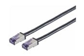 Nettverkskabel - Lanview patch cable - 5 m - black - Svart - 5m - LVN-CAT6A-FLEX-5M