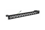 Tilbehør - Lanview by Logon blank keystone patch panel - 1U - 10" - unequipped - LKS675BL
