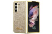 Mobil - Deksel og etui - GUESS Glitter Script case for Samsung Galaxy Z Fold 5 - gold - 3666339173982