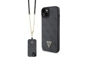 Mobil - Deksel og etui - GUESS GUHCP15SP4TDSCPK iPhone 15 6.1" black/black hardcase Crossbody 4G Metal Logo - 3666339146801