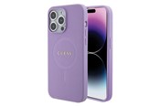 Mobil - Deksel og etui - GUESS GUHMP15XPSAHMCU iPhone 15 Pro Max 6.7" purple/purple hardcase Saffiano MagSafe - 3666339155933