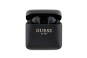 Hodetelefoner - GUESS Bluetooth headphones GUTWSSU20ALEGK TWS + docking station black/black Printed Logo - 3666339170288
