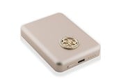 Nødlader - GUESS MagSafe 4G Strassed Metal Logo induction power bank 15W 5000mAh - gold - 5000 mAh - 3666339172169