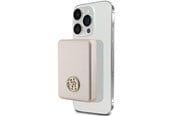 Nødlader - GUESS MagSafe 4G Strassed Metal Logo induction power bank 5W 3000mAh - gold - 3000 mAh - 3666339170158
