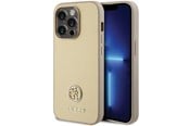 Mobil - Deksel og etui - GUESS GUHCP15LPS4DGPD iPhone 15 Pro 6.1" gold/gold hardcase Strass Metal Logo - 3666339151027