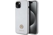 Mobil - Deksel og etui - GUESS GUHCP15MPS4DGPS iPhone 15 Plus 6.7" silver/silver hardcase Strass Metal Logo - 3666339151157
