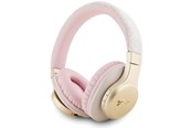 Hodetelefoner - GUESS Bluetooth on-ear headphones GUBH604GEMP pink/pink 4G Script - 3666339170226