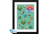 Reklameartikler - ABYstyle - Pokemon - Framed Print - Pixel Art - Bilde - GBYDCOA043