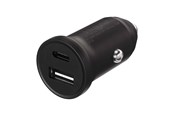 Mobil - Adaptere og ladere - X2O 30W Dual Car Charger USB-C/A - Black - SC239008