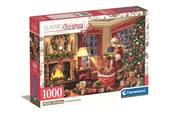 Puslespill - Clementoni HQC Jigsaw Puzzle: Santa's Visit 1000 pieces 2D Puslespill - 39924
