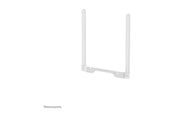 Veggmontering, AV-braketter & AV-møbler - Neomounts AV35-724WH1 mounting kit - for sound bar - easy installation - white - Max 2 kg - recommended for 75" - AV35-724WH1