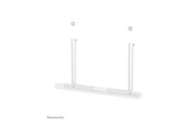Veggmontering, AV-braketter & AV-møbler - Neomounts AV35-727WH1 mounting kit - for sound bar - easy installation - white - Max 10 kg - recommended for 75" - AV35-727WH1
