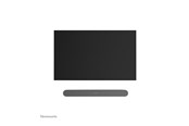 Veggmontering, AV-braketter & AV-møbler - Neomounts WL30-724BL1 mounting kit - for sound bar - easy installation - black - Max 2 kg - recommended for - WL30-724BL1