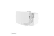 Veggmontering, AV-braketter & AV-møbler - Neomounts WL35-725WH1 mounting kit - for speaker - with tilt & swivel - white - Max 7 kg - recommended for - WL35-725WH1