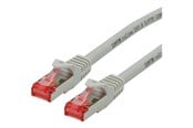 Nettverkskabel - Roline patch cable - 10 m - grey - Grå - 21.15.2607