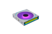 Kabinettvifte - Lian Li UNI FAN SLINF FLEX 120 - Kabinettvifte - 120mm - Hvit med RGB-lys - 30 dBA - 12SLIN1F1W