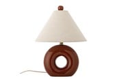 Lamper - Bloomingville Panja Bordlampe, Rød, Steintøy - 82063208
