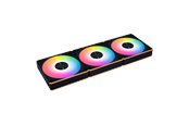 Kabinettvifte - Lian Li UNI FAN CL FLEX 120 (3-pack) - Kabinettvifte - 120mm - Svart med RGB LED-lys - 30 dBA - 12CL1F3B