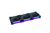 Kabinettvifte - Lian Li UNI FAN SL FLEX 120 (3-pack) with controller - Kabinettvifte - 120mm - Svart med RGB LED-lys - 29 dBA - 12SL1F3B