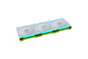 Kabinettvifte - Lian Li UNI FAN SL FLEX 120 Reversed (3-pack) with controller - Kabinettvifte - 120mm - Hvit med RGB-lys - 31 dBA - 12RSL1F3W